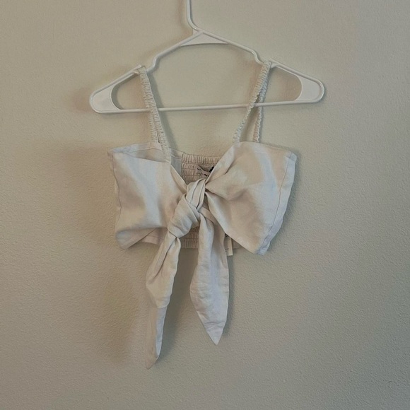 Faithfull the Brand Dafnica Linen Top White​ - Picture 2 of 9